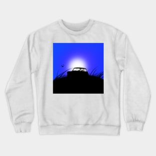 Classic Mini Sunset Blue Crewneck Sweatshirt
